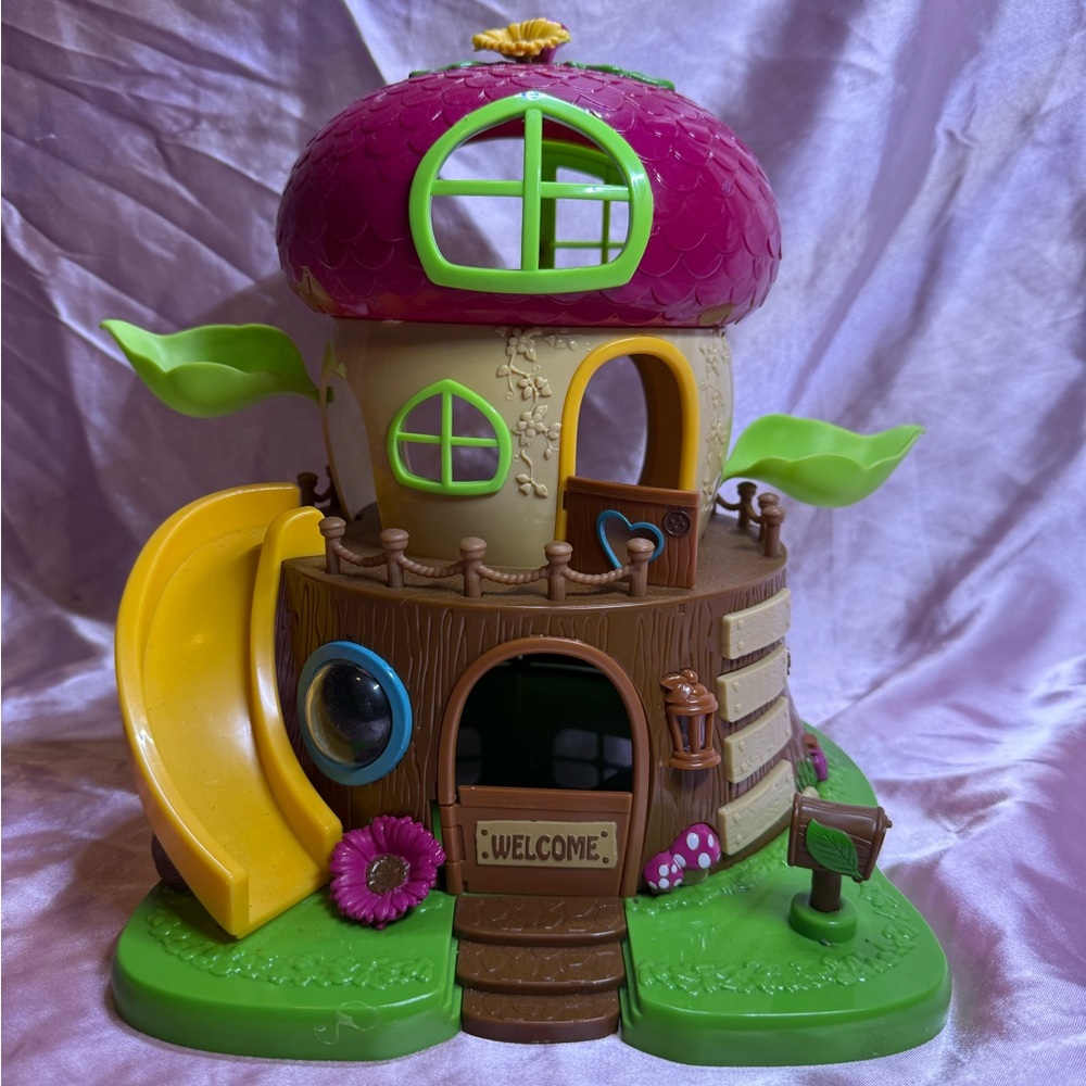 Enchanted Mushroom Playhouse with Slide